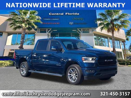 Patriot Blue Pearlcoat 2021 RAM 1500 Laramie
