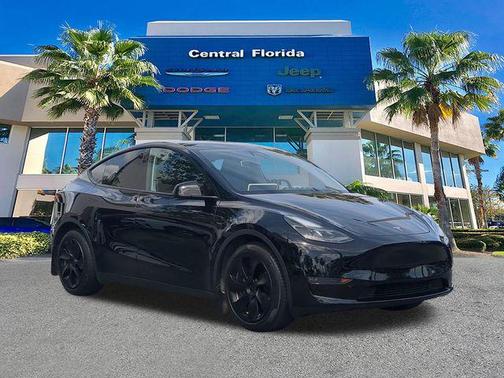 Solid Black 2024 Tesla Model Y Long Range Dual Motor All-Wheel Drive