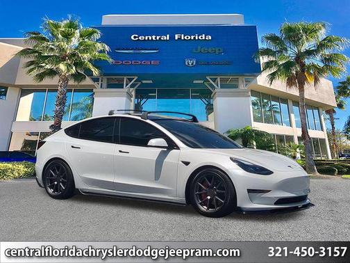 White 2022 Tesla Model 3 Long Range