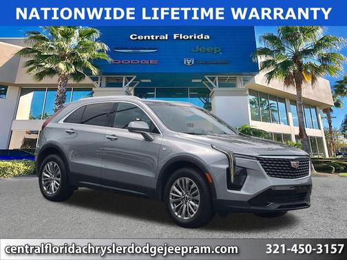 Argent Silver Metallic 2024 Cadillac XT4 Premium Luxury