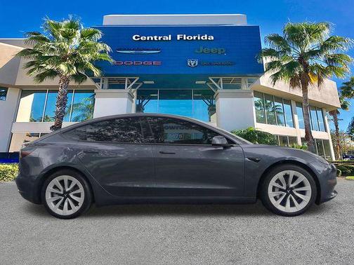 Stealth Gray 2022 Tesla Model 3 Long Range