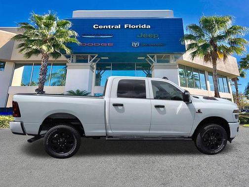 Bright White Clearcoat 2026 RAM 2500 Black Express Crew Cab 4x4 6'4' Box