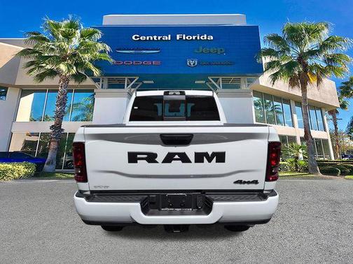 Bright White Clearcoat 2026 RAM 2500 Black Express Crew Cab 4x4 6'4' Box