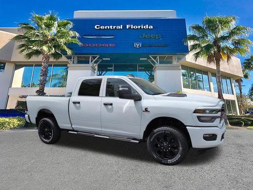 Bright White Clearcoat 2026 RAM 2500 Black Express Crew Cab 4x4 6'4' Box