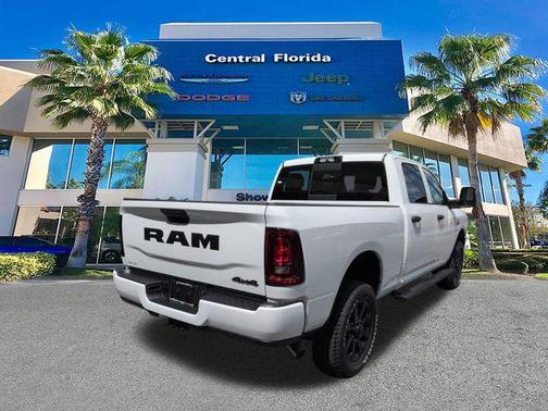 Bright White Clearcoat 2026 RAM 2500 Black Express Crew Cab 4x4 6'4' Box