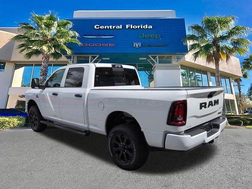 Bright White Clearcoat 2026 RAM 2500 Black Express Crew Cab 4x4 6'4' Box