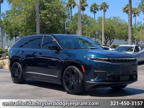 Fathom Blue Pearlcoat 2025 Jeep Wagoneer S Launch Edition