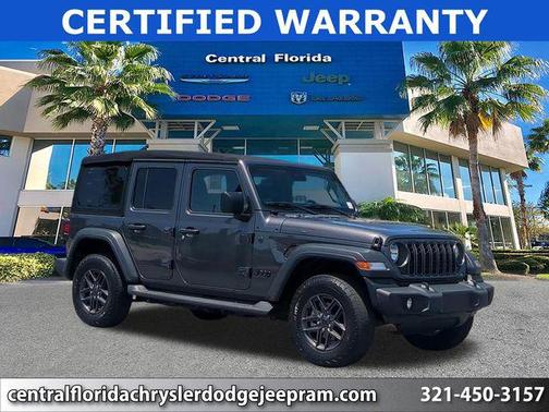 Granite Crystal Metallic Clearcoat 2024 Jeep Wrangler Sport S