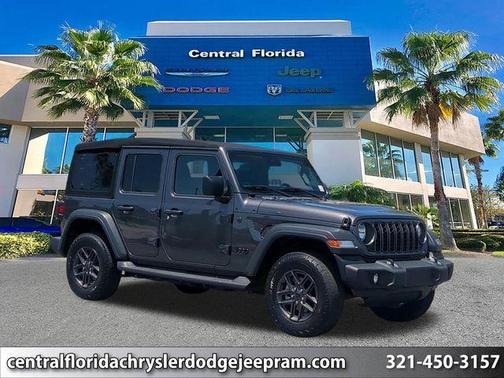 Granite Crystal Metallic Clearcoat 2024 Jeep Wrangler Sport S
