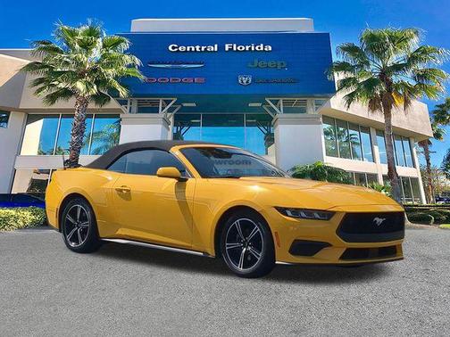 Yellow Splash Metallic Tri-coat 2024 Ford Mustang EcoBoost Premium
