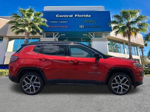 Red Hot Pearlcoat 2025 Jeep Compass Limited