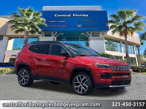 Red Hot Pearlcoat 2025 Jeep Compass Limited