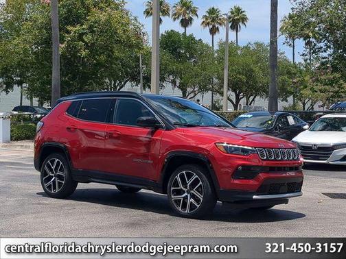 Red Hot Pearlcoat 2025 Jeep Compass Limited