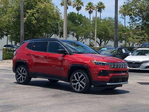 Red Hot Pearlcoat 2025 Jeep Compass Limited