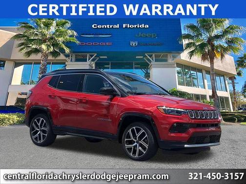 Red Hot Pearlcoat 2025 Jeep Compass Limited