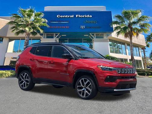 Red Hot Pearlcoat 2025 Jeep Compass Limited