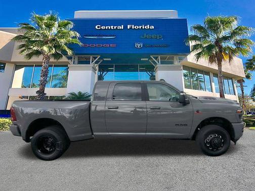 Ceramic White 2026 RAM 3500 Laramie Mega Cab 4x4 6'4' Box