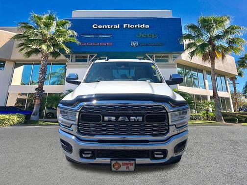 Pearl White 2021 RAM 2500 Limited Crew Cab 4x4 6'4' Box