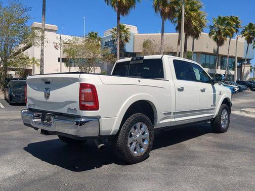 Pearl White 2021 RAM 2500 Limited Crew Cab 4x4 6'4' Box