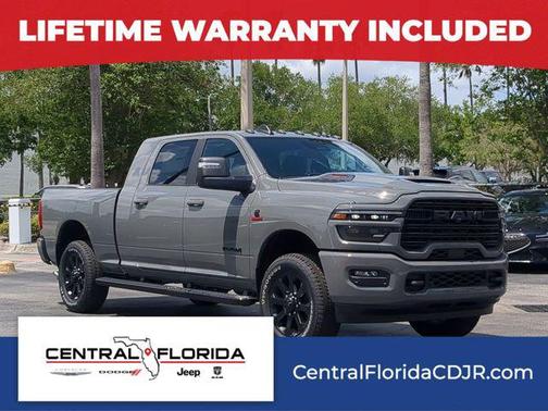 Ceramic White 2026 RAM 2500 Laramie Mega Cab 4x4 6'4' Box