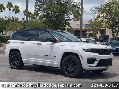 Bright White Clearcoat 2023 Jeep Grand Cherokee 4xe Summit