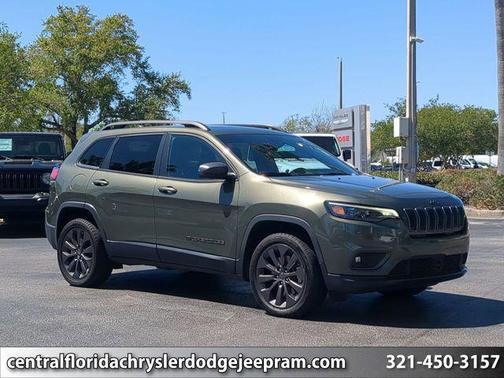 Olive Green Pearlcoat 2021 Jeep Cherokee Latitude Lux
