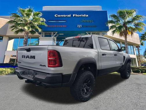 Silver 2026 RAM 1500 RHO Crew Cab 4x4 5'7' Box