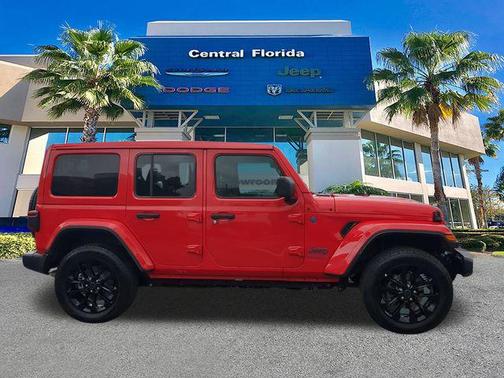 Firecracker Red Clearcoat 2025 Jeep Wrangler 4xe Sahara