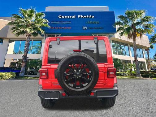 Firecracker Red Clearcoat 2025 Jeep Wrangler 4xe Sahara