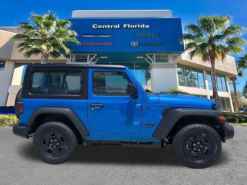 Hydro Blue Pearlcoat 2026 Jeep Wrangler Sport