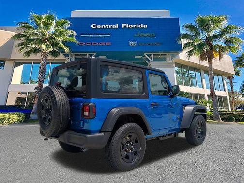 Hydro Blue Pearlcoat 2026 Jeep Wrangler Sport