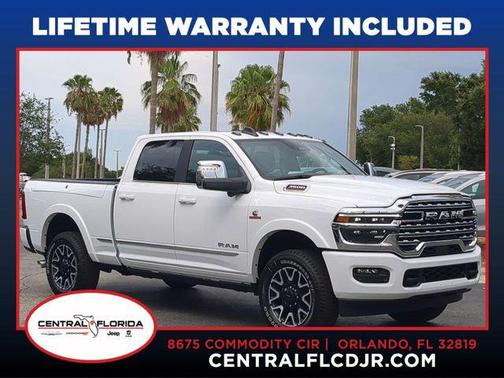 Bright White Clearcoat 2026 RAM 3500 Limited Crew Cab 4x4 6'4' Box