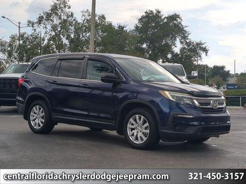 Blue 2019 Honda Pilot LX