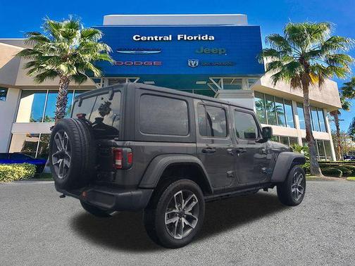 Granite Crystal Metallic Clearcoat 2025 Jeep Wrangler 4xe Sport S