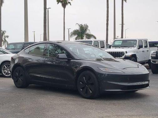 Stealth Gray 2025 Tesla Model 3 Long Range
