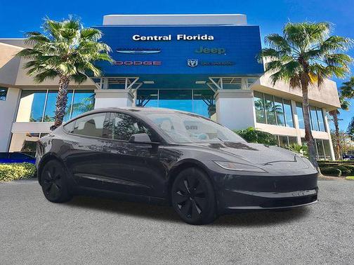 Stealth Gray 2025 Tesla Model 3 Long Range
