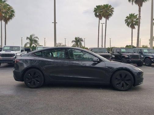 Stealth Gray 2025 Tesla Model 3 Long Range