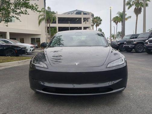 Stealth Gray 2025 Tesla Model 3 Long Range