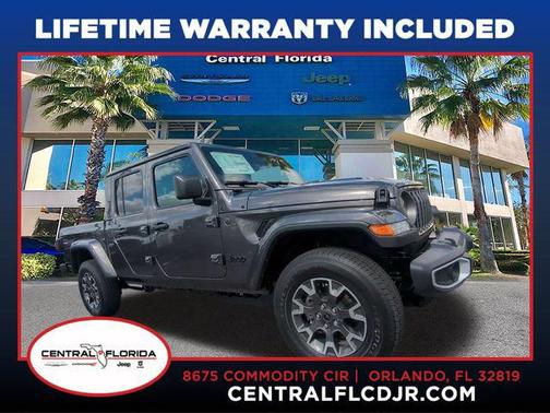 Granite Crystal Metallic Clearcoat 2026 Jeep Gladiator Sahara 4x4