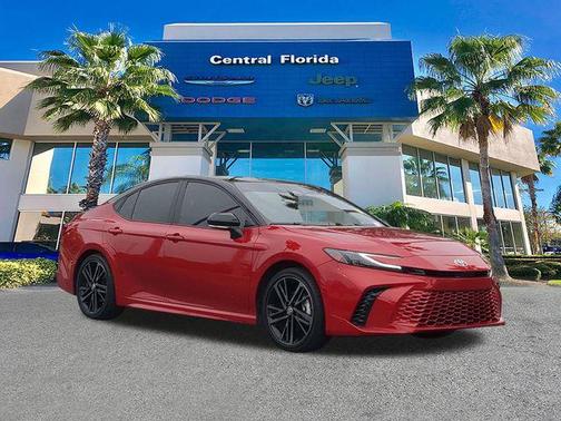 Midnight Black Metallic 2025 Toyota Camry XSE