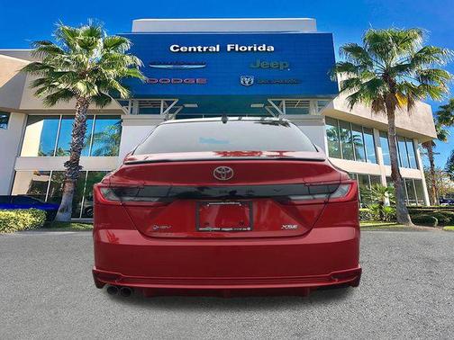 Midnight Black Metallic 2025 Toyota Camry XSE