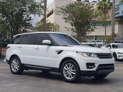 White 2017 Land Rover Range Rover Sport 3.0L Supercharged SE