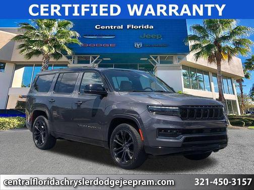 Baltic Gray Metallic Clearcoat 2024 Jeep Grand Wagoneer Series III Obsidian 4x4