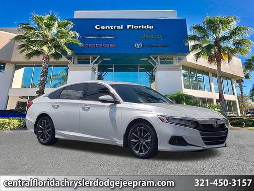 Platinum White Pearl 2022 Honda Accord EX-L 1.5T