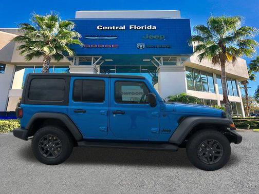 Hydro Blue Pearlcoat 2027 Jeep Wrangler Sport