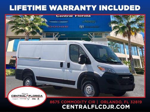 Bright White Clearcoat 2026 RAM ProMaster 1500 Low Roof