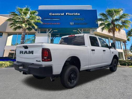 Bright White Clearcoat 2026 RAM 2500 Tradesman Crew Cab 4x4 6'4' Box