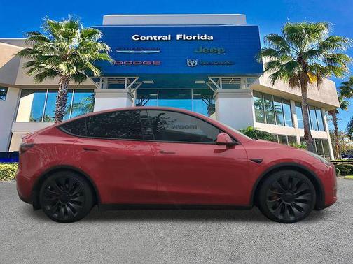 Red Multi-Coat 2023 Tesla Model Y Performance Dual Motor All-Wheel Drive