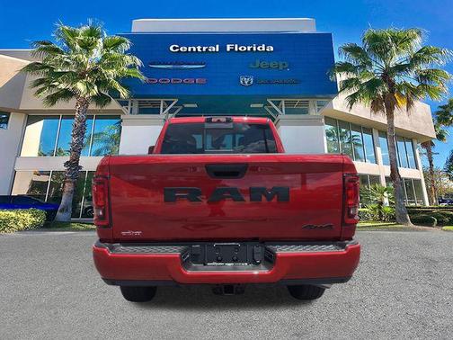 Molten Red 2026 RAM 2500 Black Express Crew Cab 4x4 6'4' Box