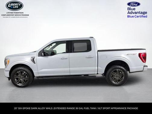White Metallic 2022 Ford F-150 XLT